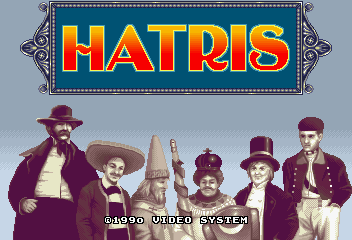 Hatris (US) Title Screen